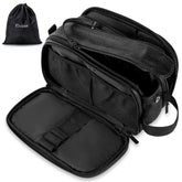 Bolsa de aseo Elviros frente, ideal para viaje rápido.