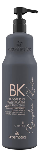 EMAX ECOSMETICS Deluxe Keratin: botella para alisado profesional y control del frizz.