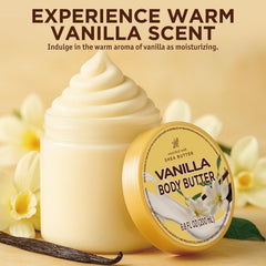 Embleaf Vanilla Body Butter, hidratación de 24 horas en climas fríos.