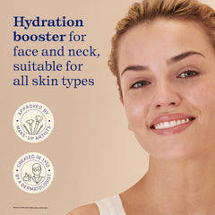 Aplicación suave de Hydra-Serum para piel grasa y mixta.