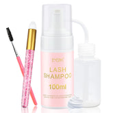 EMEDA champú para pestañas, envase de 100 ml, limpieza suave.