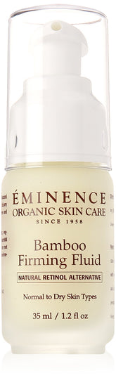 Eminence Bambú Fluido Reafirmante, botella de 35 ml para hidratación y firmeza.