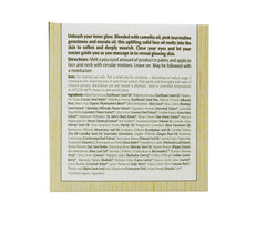 Eminence Camellia Brillo: aplicación en la piel ofrece brillo natural y nutrición.