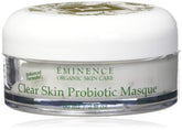 Eminence Clear Skin Probiotic Masque visuel application: apaise et équilibre le teint.