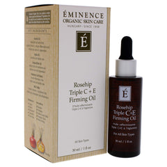 Eminence Rosehip Triple C+E, pompe doseuse pour une application précise et facile.
