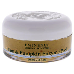 Eminence Yam and Pumpkin Enzyme Peel aplicación en la piel para renovación suave.