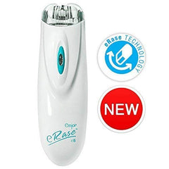 Emjoi eRase e6 en uso para piel sensible, con seguridad integrada.