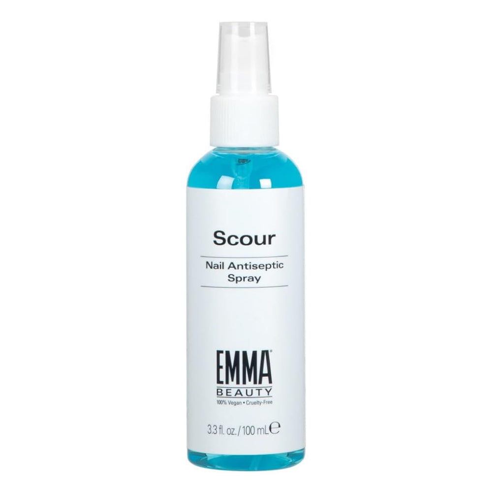 EMMA Beauty Scour Nail aerosol antiséptico: bote compacto para manicuras limpias y seguras.