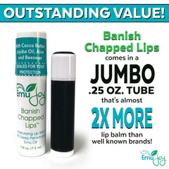 Emu Joy balsamo labial-textura-suave para labios secos y mayor confort.