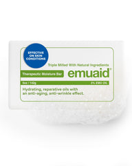Emuaid barra terapica rostro-y-cuerpo, limpieza suave que calma irritaciones.