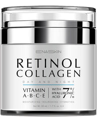 EnaSkin Crema Retinol para arrugas del rostro y cuello, posible suavizado de líneas.