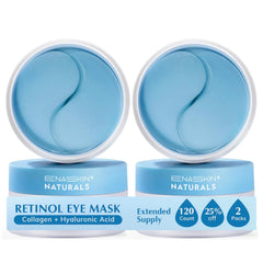 Enaskin Naturals under-eye patches blue pack deliver refreshing hydration for tired eyes.