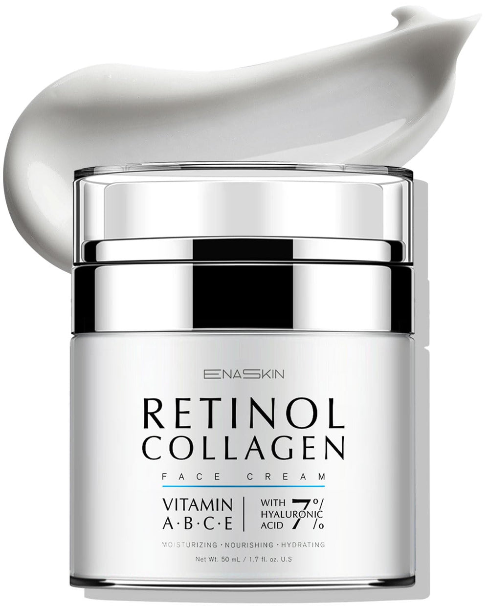 EnaSkin Retinol Collagen Face Cream bottle for daily wrinkle care