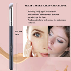Pincel Energy correcto angular, difumina y cubre de forma uniforme.