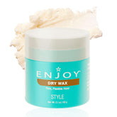 Enjoy Dry Wax empaque de botella, ideal para llevar y retoques rápidos.
