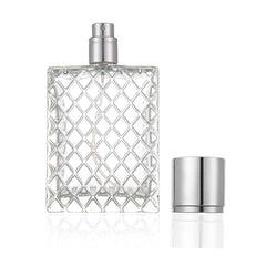 Frasco Enslz de perfume en vidrio 100 ml con atomizador de niebla fina.