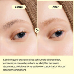 ENTROPY MAKE UP formula-suave: adecuada para piel sensible alrededor de las cejas.