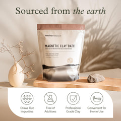 EnviroMedica baño de pies relajante, alivio suave y exfoliación leve.