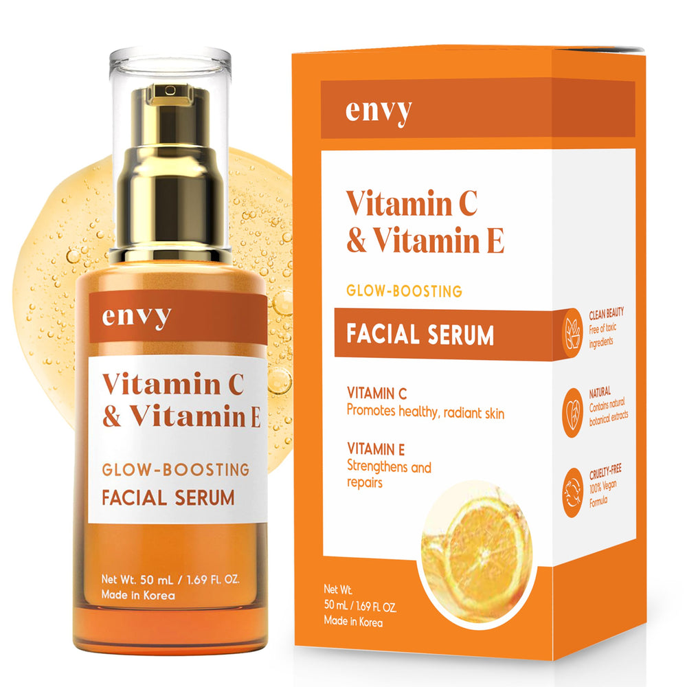 Envy Serum Vitamina C en bote, ilumina la piel y mejora el tono.