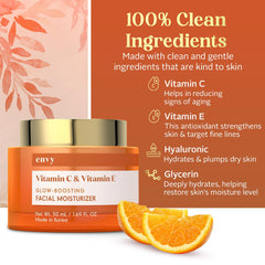 Envy vitamina C y E, ingrediente clave para brillo