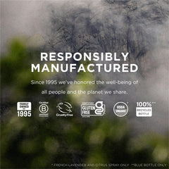 No aluminum and no harsh chemicals in EO Lavender Deodorant spray.