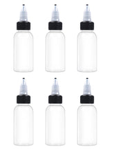 EOSAU botellas dosificadoras de 1oz con tapa giratoria para dosificar con precisión.