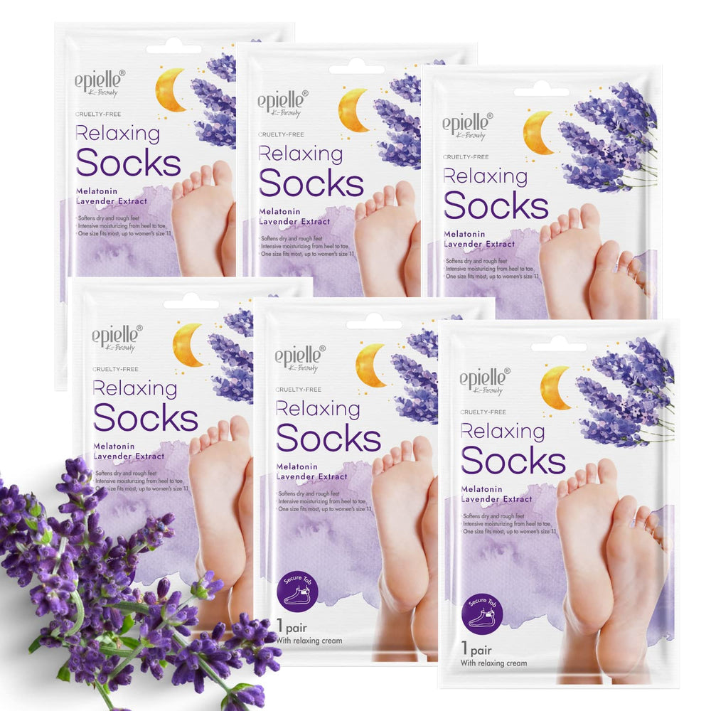 Epielle mascarilla para pies relajante, suaviza la piel en minutos