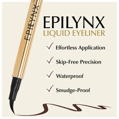 Punta de fieltro precisa de EPILYNX para trazos definidos y control.
