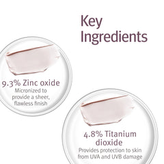 Epionce Daily Shield SPF50 – dioxyde de titane et oxyde de zinc créent une barrière minérale.