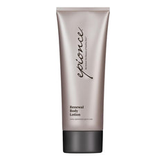 Epionce Renewal Body Lotion, botella frontal, hidratación suave para piel más firme.