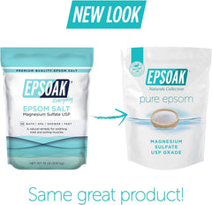Epsoak Sal Epsom 10 libras para pies cansados después de un día largo.