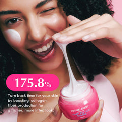 La crema promueve elasticidad y firmeza visibles