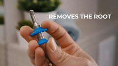EQUADOSE Tweezy, acero inoxidable, limpieza rápida y secado sencillo.