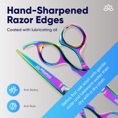 Diseño curvo de Equinox Razor Edge para mayor control durante el corte.