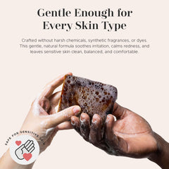 era of nature African Black Soap lather – gentle daily cleanse for face and body