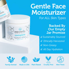 Era Organics crema facial envase 2oz, práctico para viaje