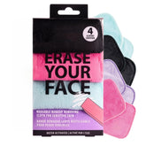 Erase Your Face paño reutilizable para quitar maquillaje con agua, piel suave.
