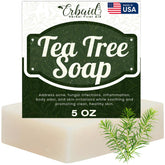 Erbaid jabón arbol de te para rostro, limpieza suave y protección diaria.