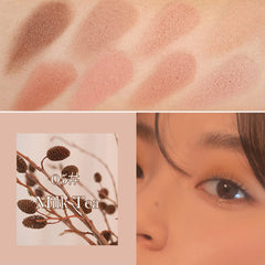 Sombras mate Erinde en tonos nude para acabado natural