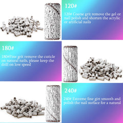 Bandas ERUIKA 120 grano para preparación rápida.