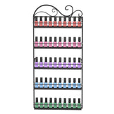 ERYTLLY estante de esmaltes para pared, organizador compacto para acceso rápido
