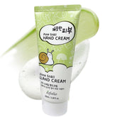 Esfolio crema de manos, textura suave, hidratación profunda para la piel seca.