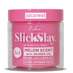 Esha Slick N Slay Gel para trenzas Melón: fijación duradera y brillo suave