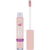 essence Corrector Iluminador para ojeras con aplicador preciso, acabado natural.