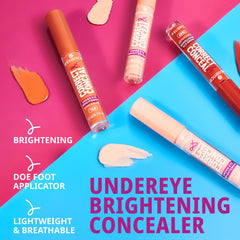 essence Corrector Iluminador con cobertura media para una mirada equilibrada.