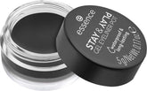 eyeliner gel essence Stay & Play negro en empaque compacto para delineado duradero