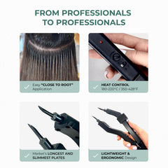 ESSENT-IX control de temperatura ajustable para diferentes tipos de cabello