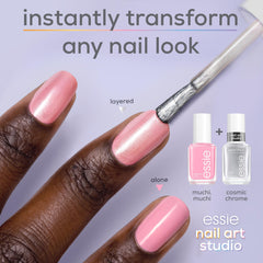 Essie Nail Art Studio: pincel suave facilita aplicación uniforme y rápida en casa