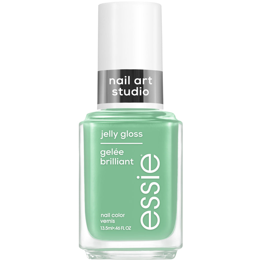 Botella essie cactus jelly, acabado translúcido y color vibrante para uñas.