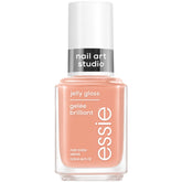 essie Cheeky Jelly en botella, tono rosado neutro translúcido para capas suaves.